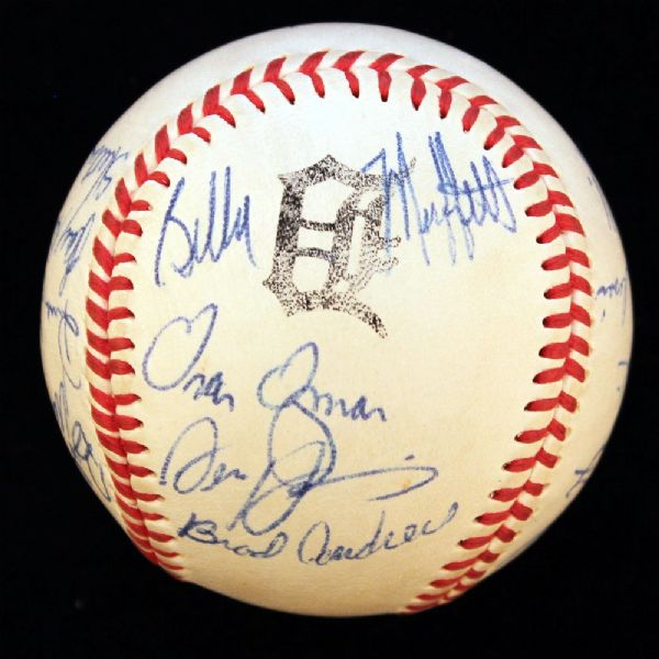 1994 DETROIT TIGERS TEAM SIGNED BASEBALL