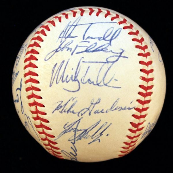 1994 DETROIT TIGERS TEAM SIGNED BASEBALL