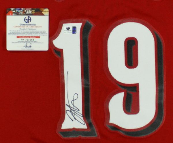 JOEY VOTTO SIGNED MAJESTIC LOS ROJOS JERSEY