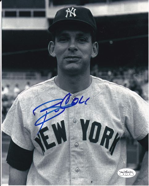 BOBBY COX SIGNED 8X10 PHOTO NEW YORK YANKEES JSA