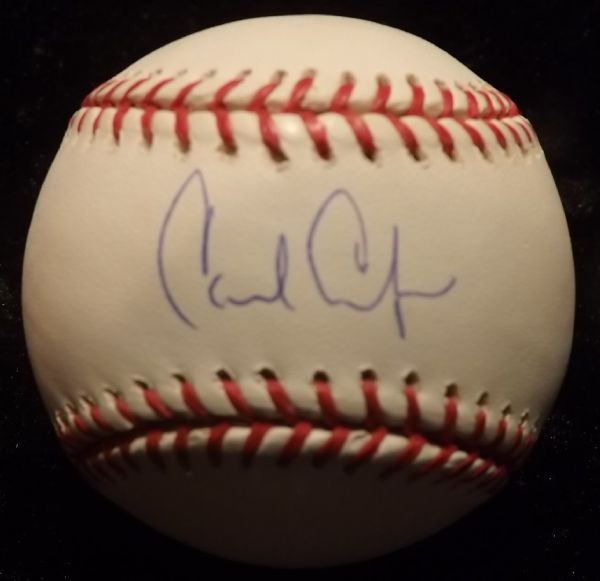 CARL CRAWFORD SIGNED OML BASEBALL MLB