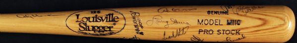 1970'S K.C. ROYALS 16 SIGNED LOUISVILLE SLUGGER BASEBALL BAT