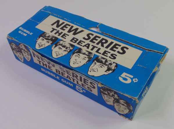 RARE 1964 TOPPS BEATLES BLACK & WHITE WAX BOX DISPLAY 3RD SERIES