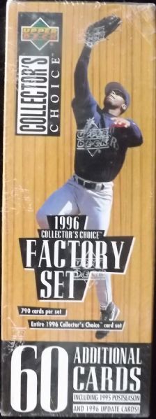 1996 UPPER DECK COLLECTORS CHOICE BASEBALL COMPLETE SET FACTORY SEALED