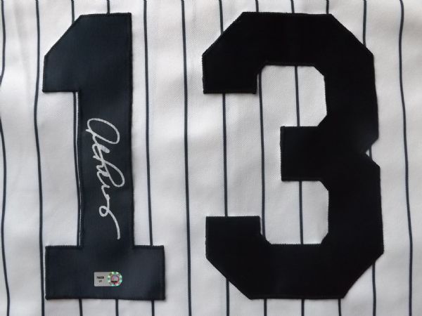 ALEX RODRIGUEZ SIGNED NEW YORK YANKEES JERSEY MLB HOLO