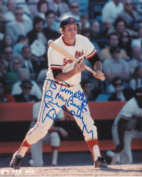 BROOKS ROBINSON SIGNED 8X10 PHOTO