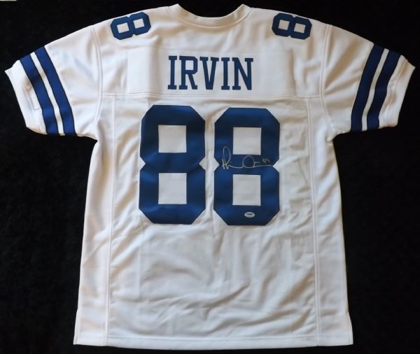 MICHAEL IRVIN SIGNED COWBOYS JERSEY PSA/DNA