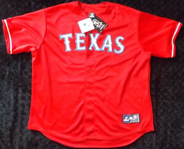 JOSH HAMILTON SIGNED TEXAS RANGERS JERSEY MLB HOLO