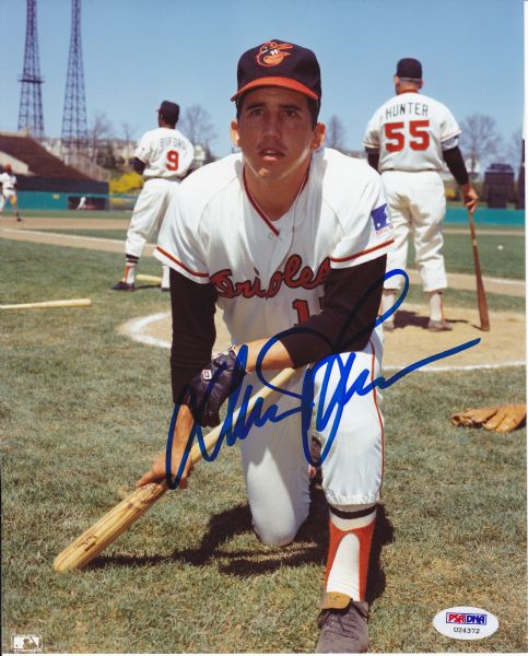 DAVEY JOHNSON SIGNED 8X10 PHOTO PSA/DNA