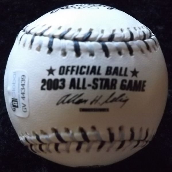 ALEX RODRIGUEZ SIGNED 2003 ALL-STAR GAME BASEBALL