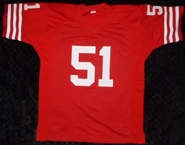 RANDY CROSS SAN FRANCISCO 49ERS SIGNED JERSEY JSA