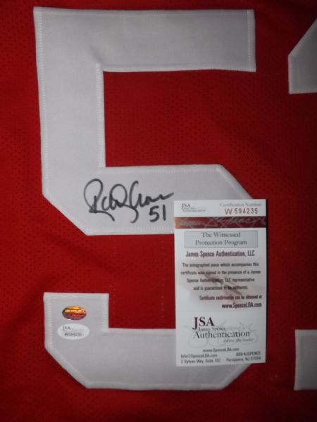 RANDY CROSS SAN FRANCISCO 49ERS SIGNED JERSEY JSA