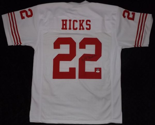 DWIGHT HICKS SAN FRANCISCO 49ERS SIGNED JERSEY JSA