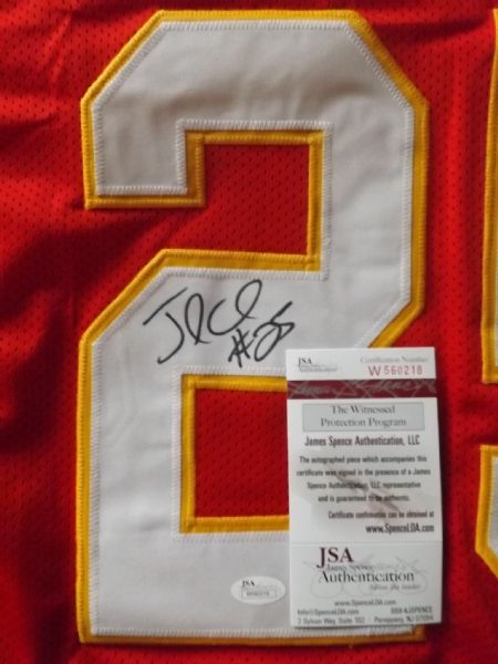 JAMAAL CHARLES K.C. CHIEFS SIGNED JERSEY JSA