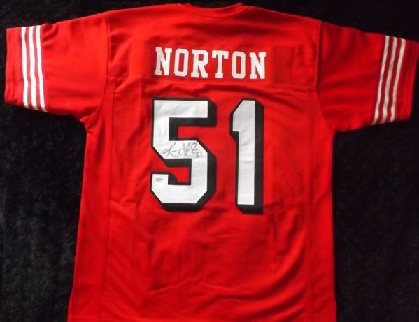 KEN NORTON JR. SAN FRANCISCO 49ERS SIGNED JERSEY JSA