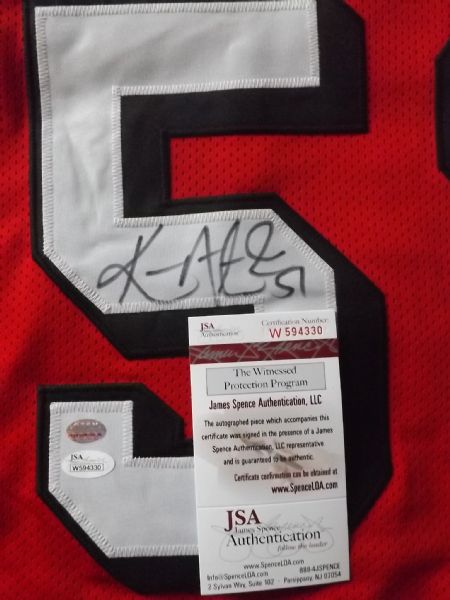 KEN NORTON JR. SAN FRANCISCO 49ERS SIGNED JERSEY JSA