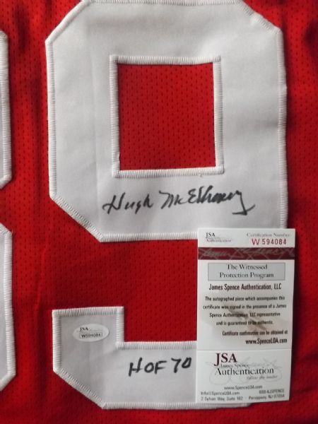 HUGH McELHENNY SAN FRANCISCO 49ERS SIGNED & INSCRIBED JERSEY JSA