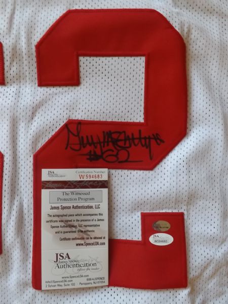 GUY McINTYRE SAN FRANCISCO 49ERS SIGNED JERSEY JSA