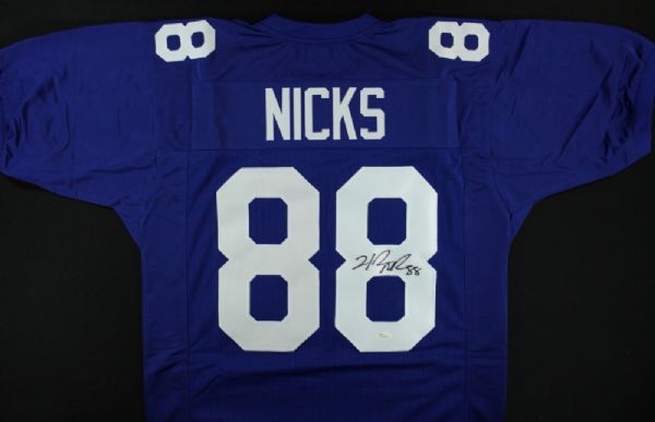 HAKEEM NICKS SIGNED NEW YORK GIANTS JERSEY JSA