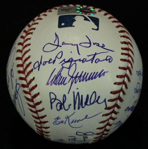 1962 NEW YORK METS TEAM SIGNED OML BASEBALL MLB HOLO