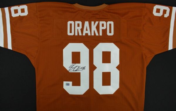 BRIAN ORAKPO SIGNED TEXAS LONGHORNS JERSEY