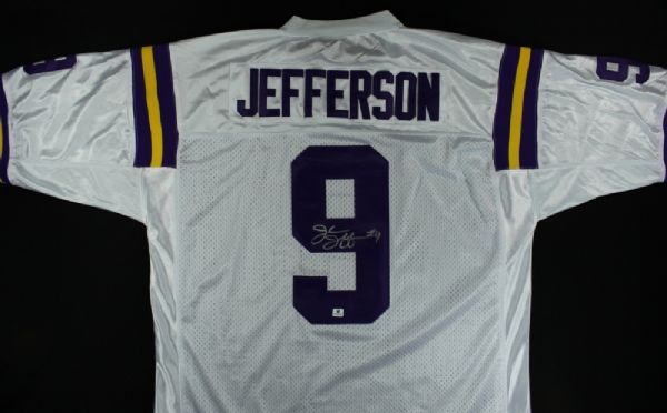 JORDAN JEFFERSON SIGNED LSU NIKE JERSEY