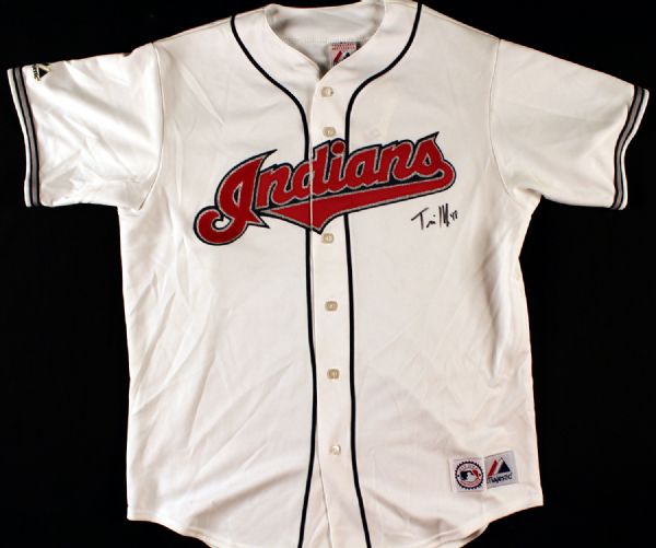 TRAVIS HAFNER SIGNED CLEVELAND INDIANS JERSEY