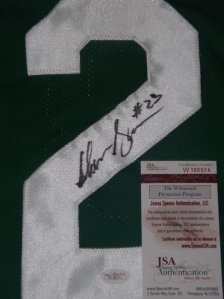 SHONNE GREENE SIGNED & INSCRIBED #23 CUSTOM JERSEY JSA