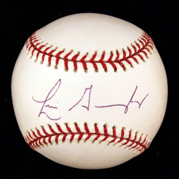 LUIS GONZALEZ SIGNED OML BASEBALL MLB