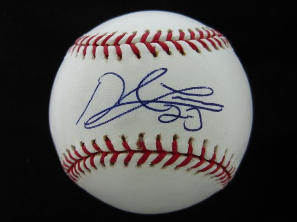 DEREK LOWE SIGNED OML BASEBALL PSA/DNA