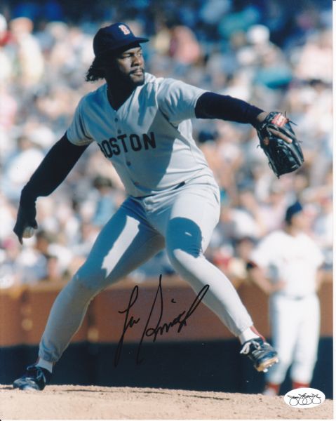 LEE SMITH SIGNED 8X10 PHOTO RED SOX JSA