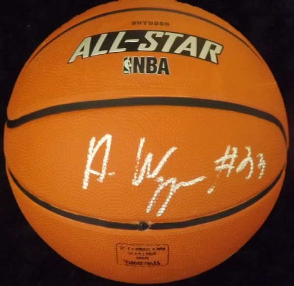 ANDREW WIGGINS SIGNED FULL SIZE ALL-STAR BASKETBALL JSA