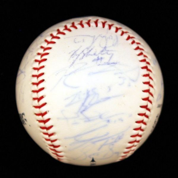 2008 UNIVERSITY OF NORTH CAROLINA TAR HEELS TEAM SIGNED BASEBALL INCL. MATT HARVEY