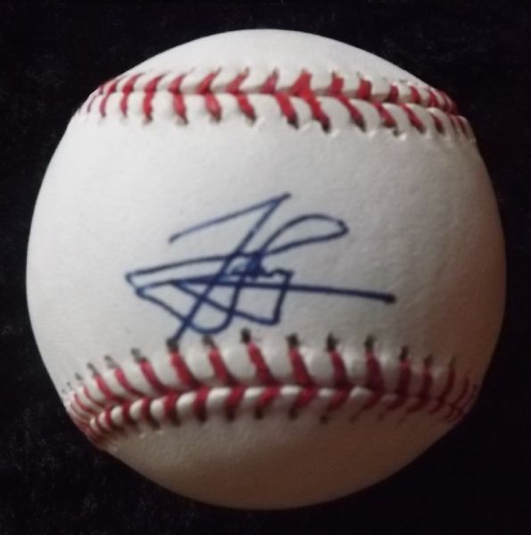 JAMES LONEY SIGNED OML BASEBALL JSA