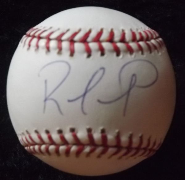 RAFAEL FURCAL SIGNED OML BASEBALL