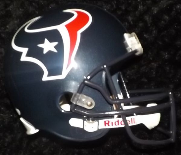 J.J. WATT SIGNED FULL SIZE HOUSTON TEXANS HELMET JSA