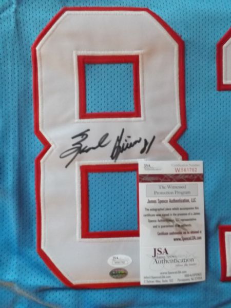 ERNEST GIVINS HOUSTON OILERS SIGNED JERSEY JSA