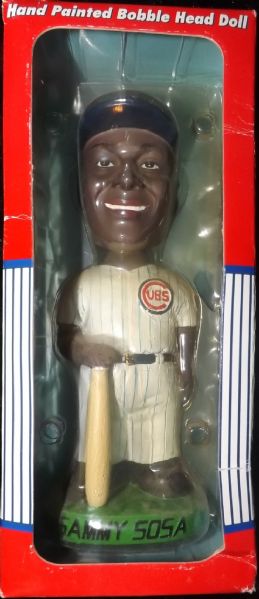 SAMMY SOSA HAND PAINTED HIGH QUALITY BOBBLEHEAD NIB