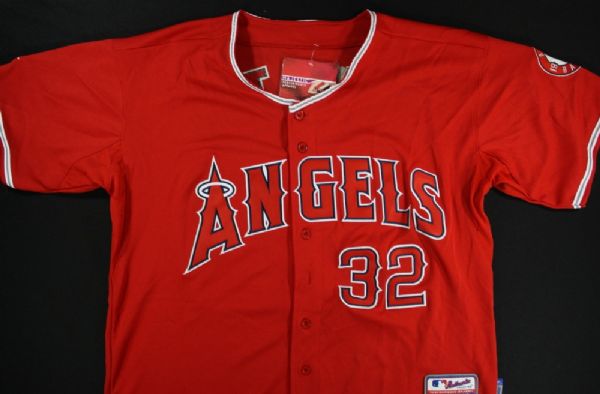 JOSH HAMILTON SIGNED MAJESTIC ANGELS JERSEY