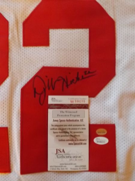 DWIGHT HICKS SAN FRANCISCO 49ERS SIGNED JERSEY JSA