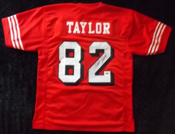 JOHN TAYLOR SAN FRANCISCO 49ERS SIGNED JERSEY JSA