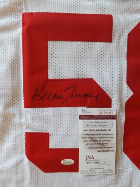 KEENA TURNER SAN FRANCISCO 49ERS SIGNED JERSEY JSA