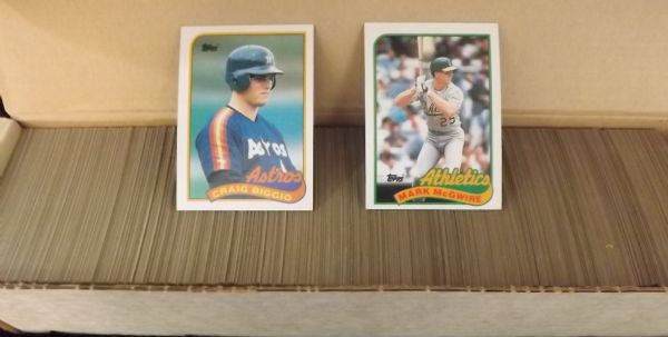 1989 TOPPS MLB COMPLETE HAND ASSEMBLED SET