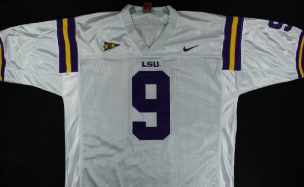 JORDAN JEFFERSON SIGNED LSU NIKE JERSEY