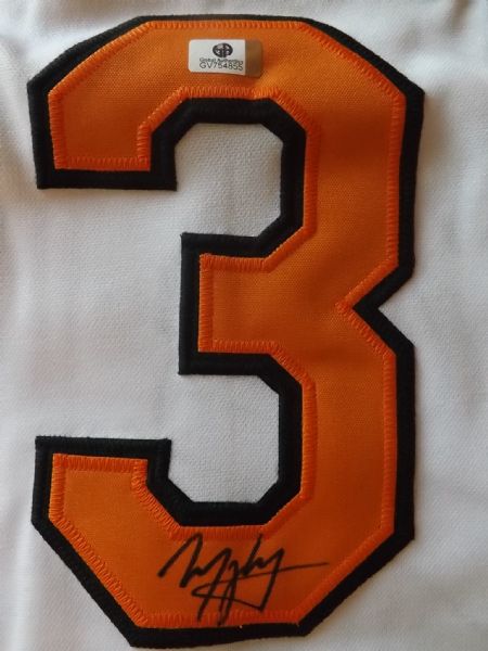 MANNY MACHADO SIGNED ORIOLES JERSEY