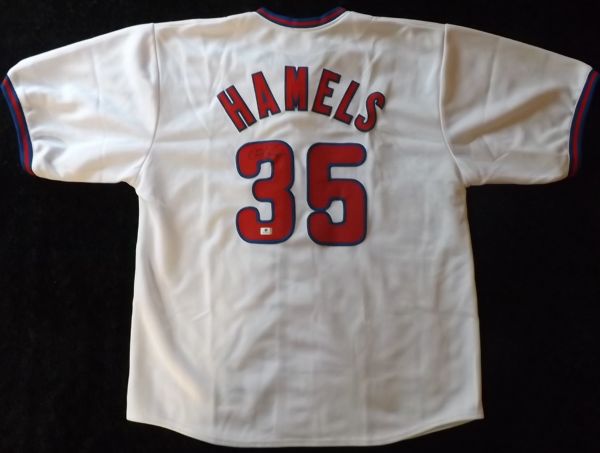 COLE HAMELS SIGNED PHILLIES JERSEY