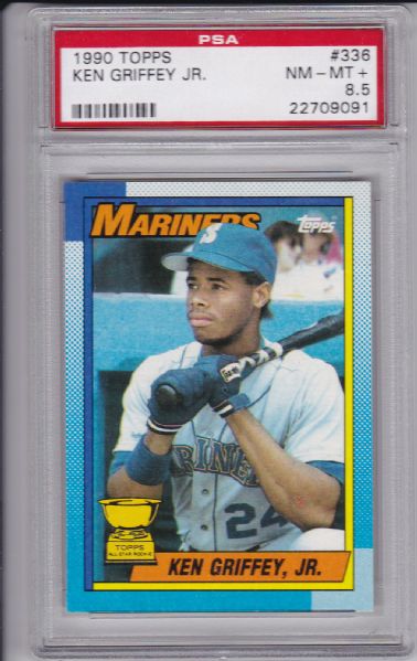 1990 TOPPS #336 KEN GRIFFEY JR. PSA 8.5