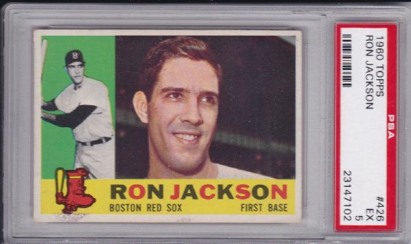 1960 TOPPS #426 RON JACKSON PSA 5