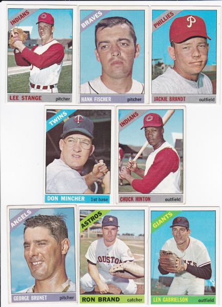 1966 TOPPS BASEBALL LOT OF 82 CARDS NO DUPLICATES 