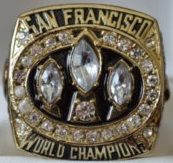 1988 SAN FRACISCO 49ERS JOE MONTANA HIGH QUALITY REPLICA SUPER BOWL RING